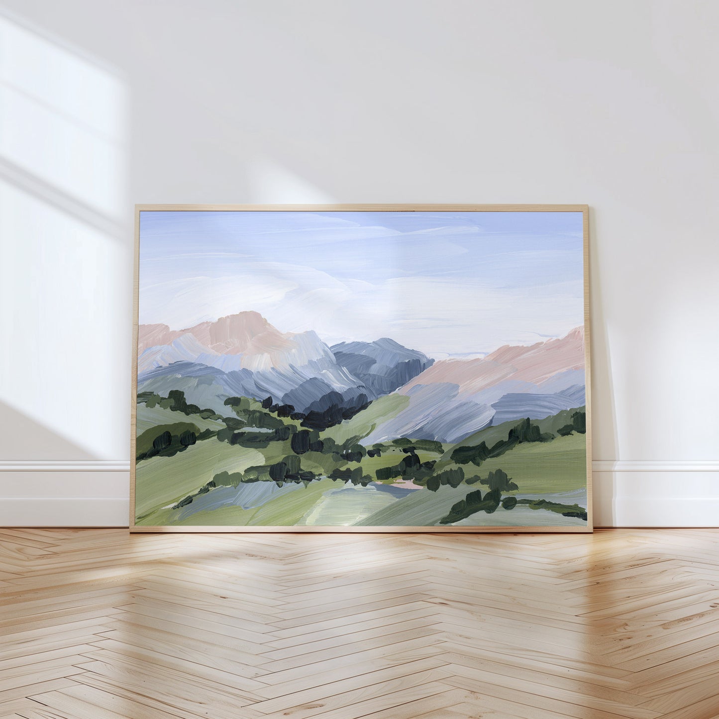 Kunstdruck „Zuhause im Tal“