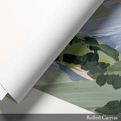 Kunstdruck „Zuhause im Tal“