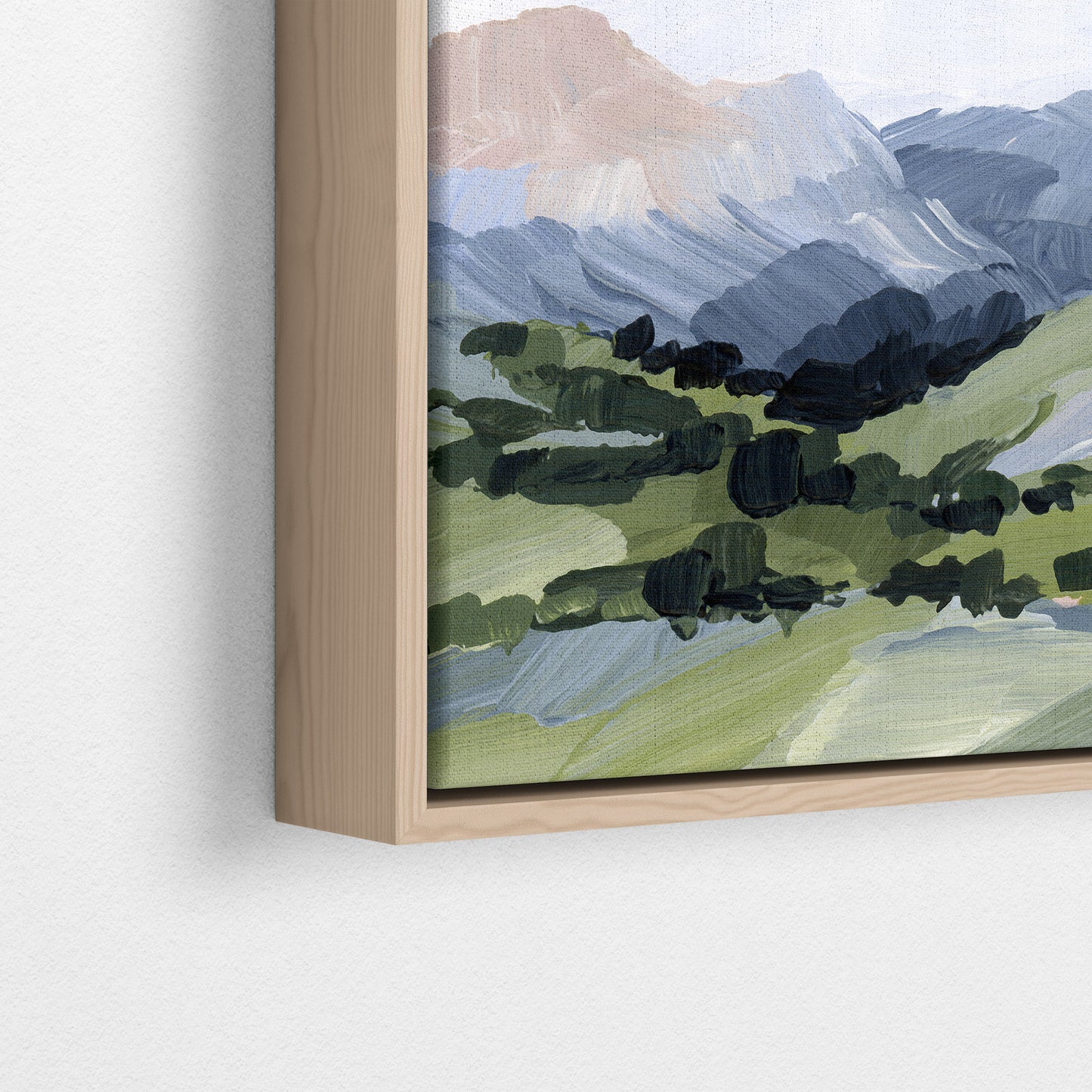 Kunstdruck „Zuhause im Tal“