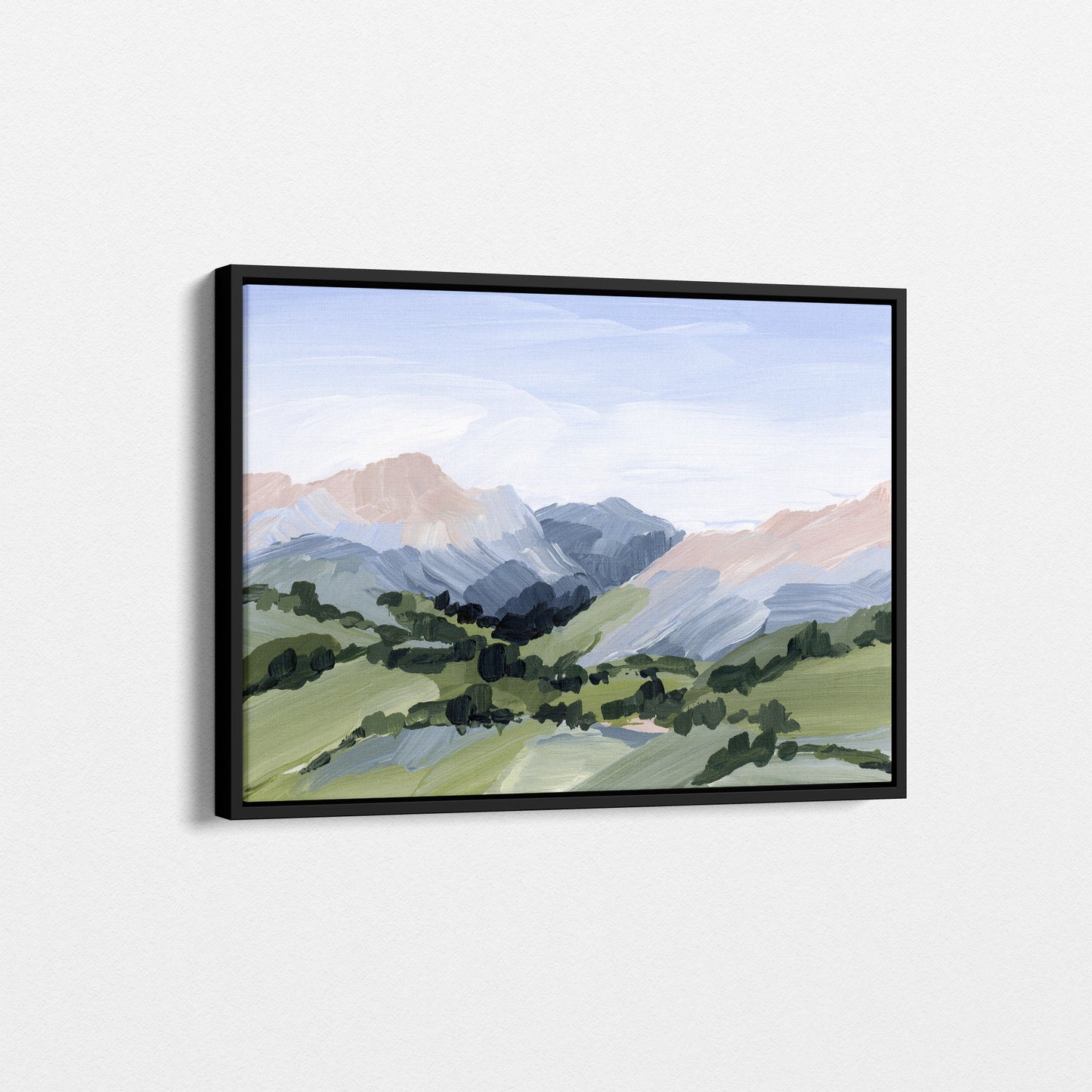 Kunstdruck „Zuhause im Tal“