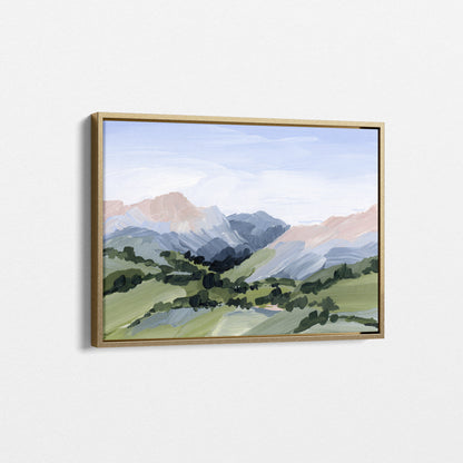 Kunstdruck „Zuhause im Tal“
