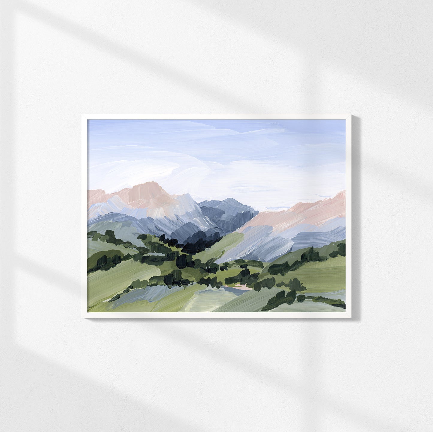 Kunstdruck „Zuhause im Tal“