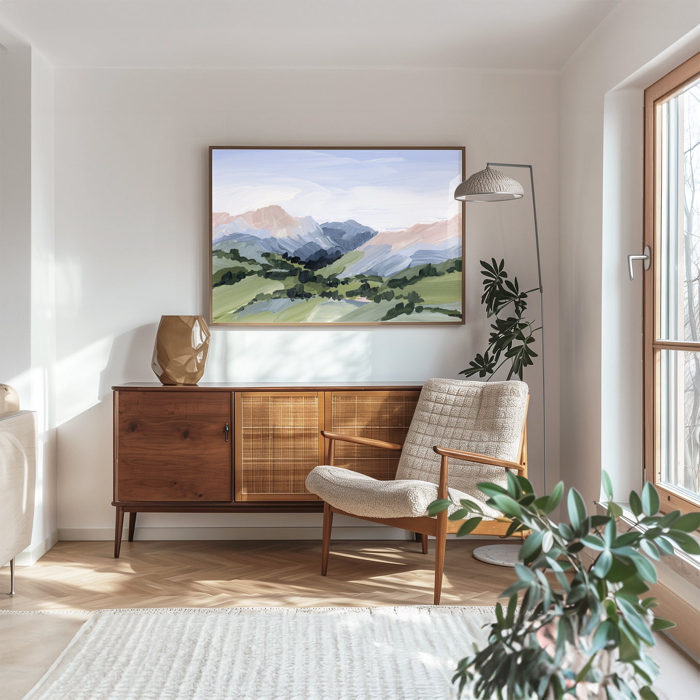 Kunstdruck „Zuhause im Tal“
