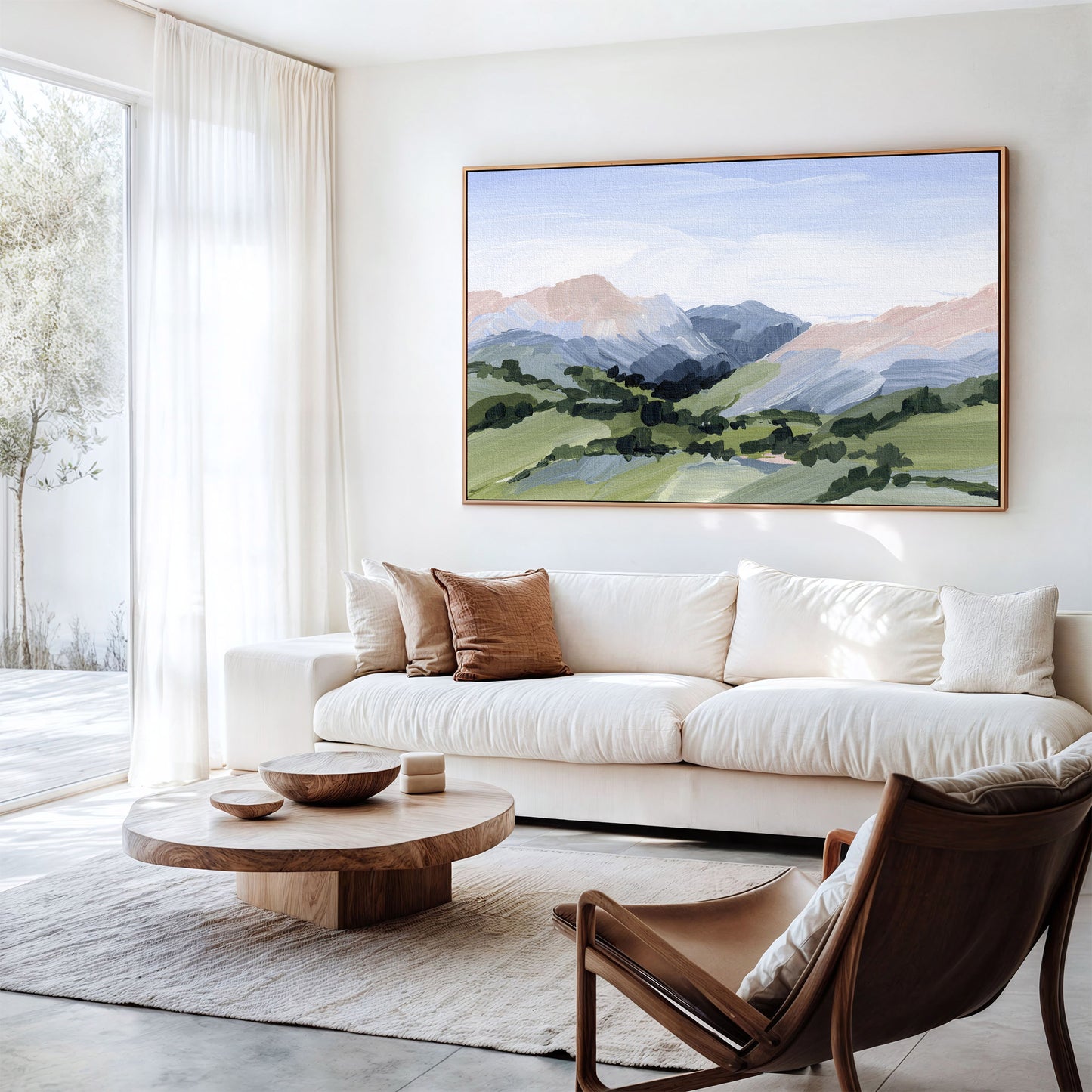 Kunstdruck „Zuhause im Tal“