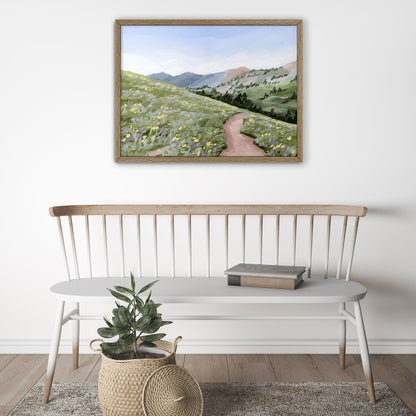 ’High Meadow’ Art Print - Utah Landscape Wall - abstract - Artwork - Flower - Flowers