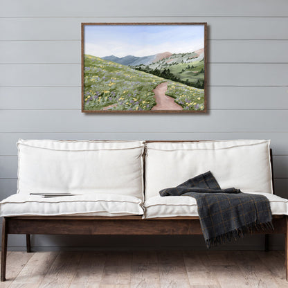’High Meadow’ Art Print - Utah Landscape Wall - abstract - Artwork - Flower - Flowers
