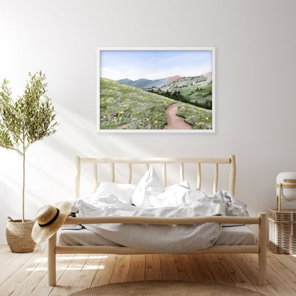 ’High Meadow’ Art Print - Utah Landscape Wall - abstract - Artwork - Flower - Flowers