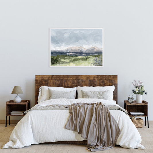 ’Home in the Valley’ Art Print - Buena Vista Colorado Wall - Artwork - Springs