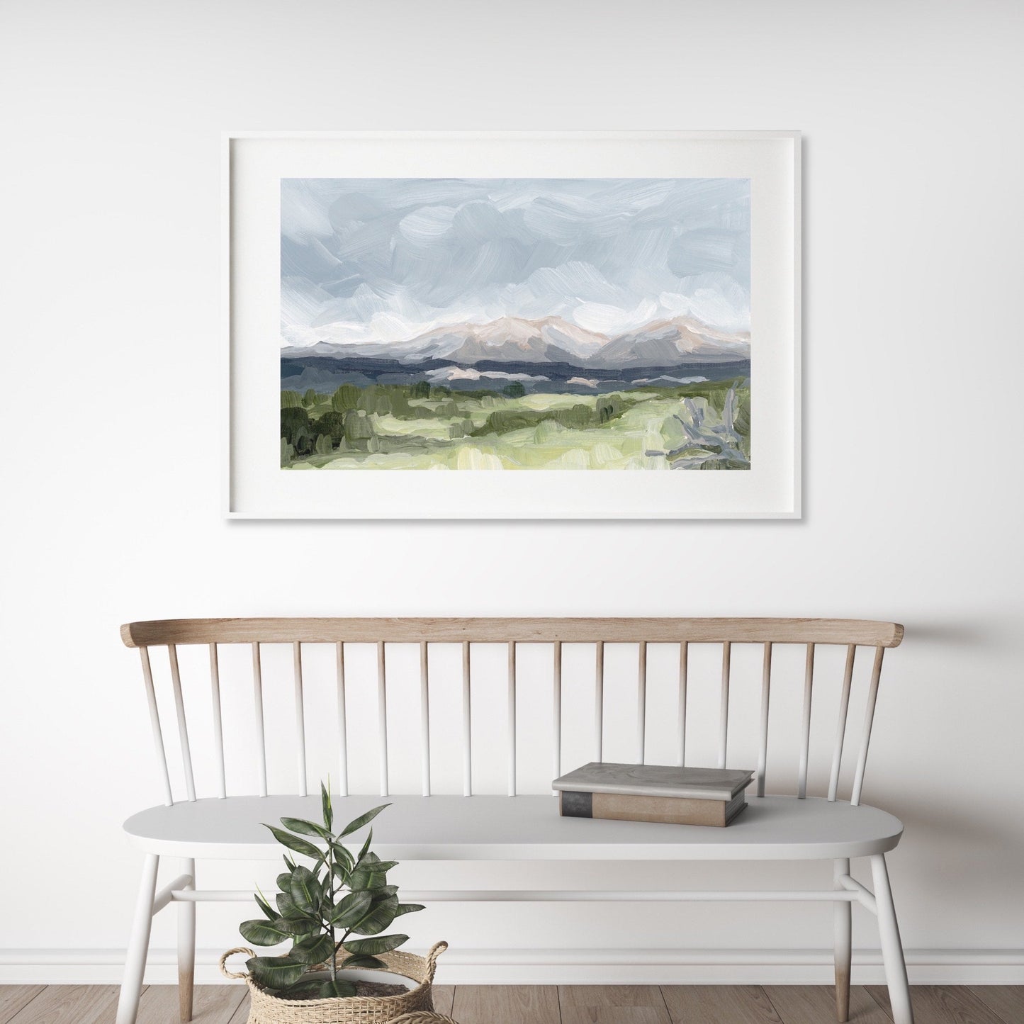 ’Home in the Valley’ Art Print - Buena Vista Colorado Wall - Artwork - Springs