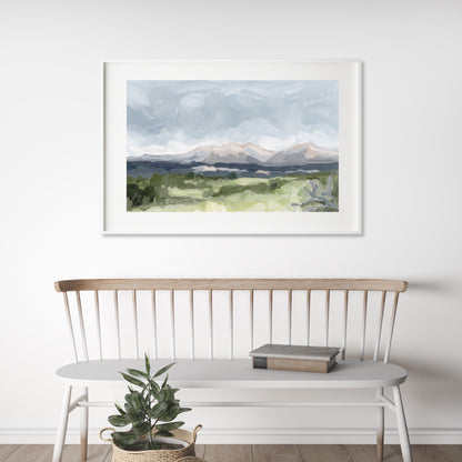 ’Home in the Valley’ Art Print - Buena Vista Colorado Wall - Artwork - Springs
