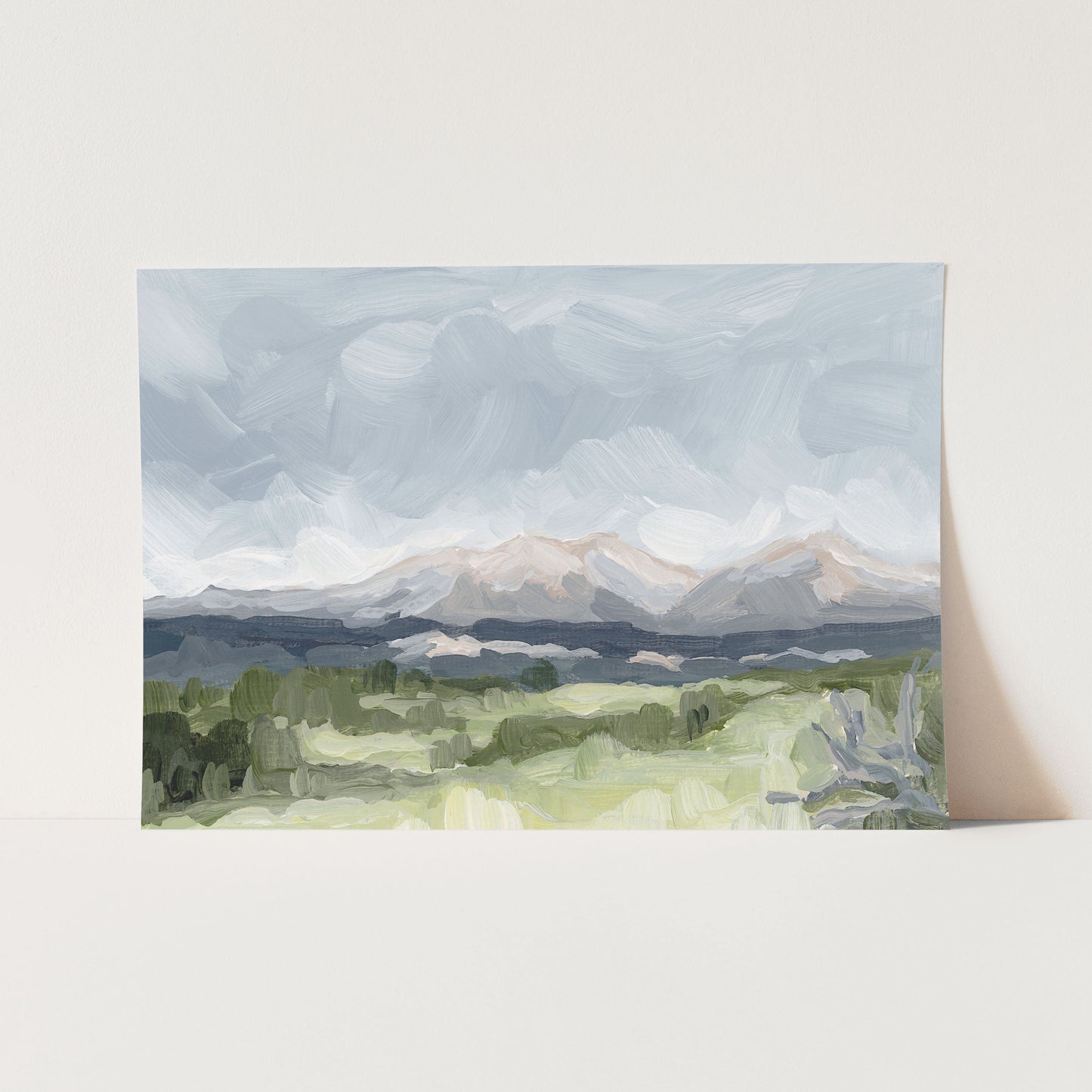 ’Home in the Valley’ Art Print - Paper / 5x7 / No Frame - Buena Vista Colorado Wall - Artwork - Springs