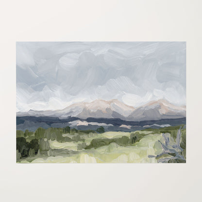 ’Home in the Valley’ Art Print - Rolled Canvas / 8x10 / No Frame - Buena Vista Colorado Wall - Artwork - Springs