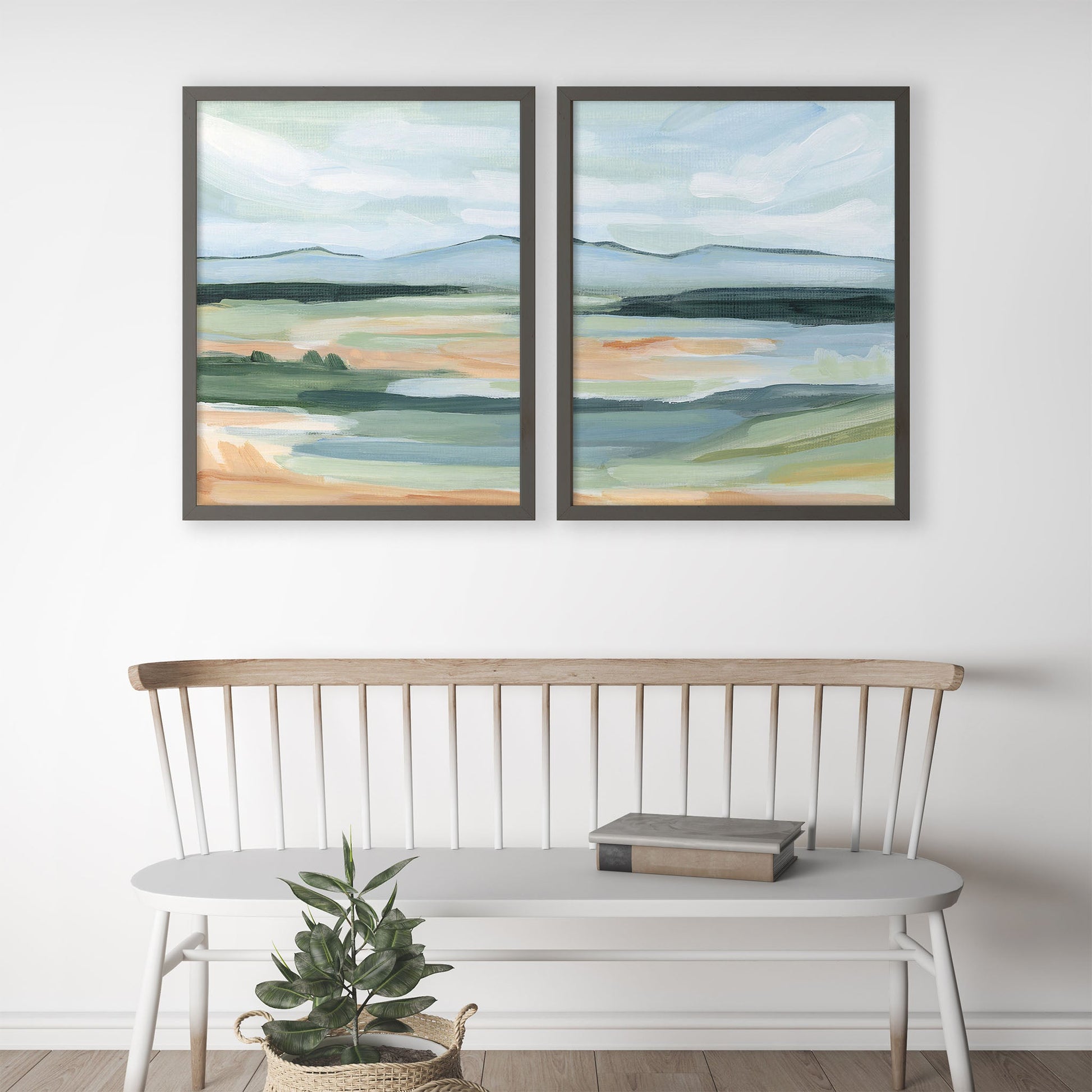 ’Isolation I’ Diptych Art Print || Set of 2 - abstract - Artwork - Colorado - Springs