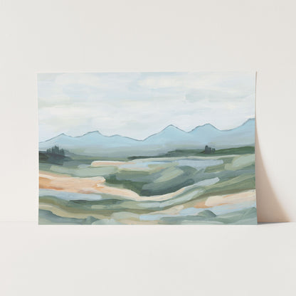 ’Isolation II’ Art Print - Paper / 5x7 in / No Frame - Abstract Mountain Landscape - abstract - Artwork - Colorado