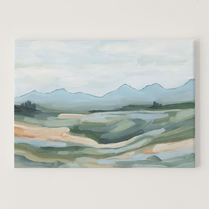 ’Isolation II’ Art Print - Stretched Canvas / 8x10 in / No Frame - Abstract Mountain Landscape - abstract - Artwork