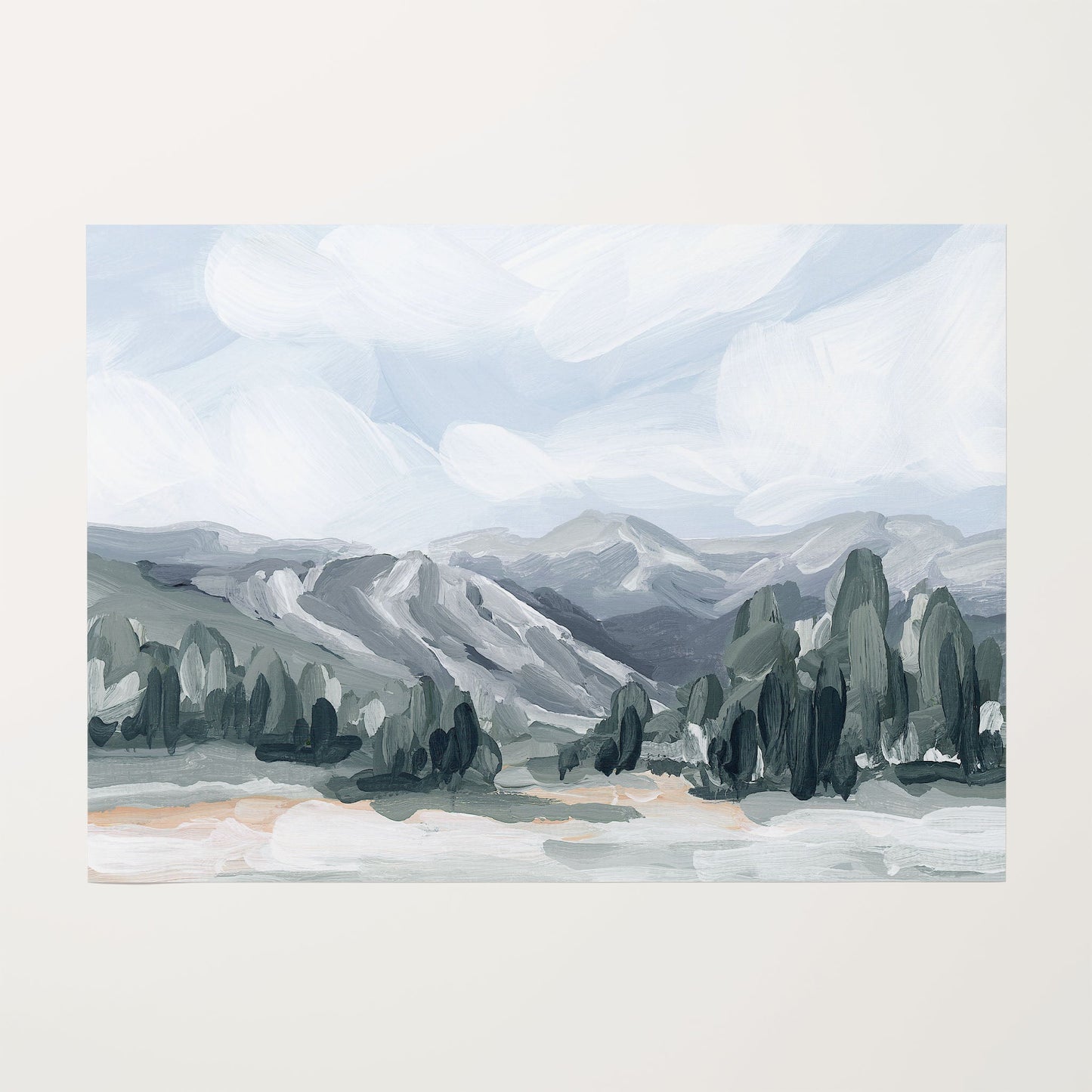 ’Keystone I’ Art Print - Rolled Canvas / 8x10 in / No Frame - Keystone Colorado Ski Wall - Artwork - Landscape