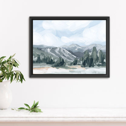 ’Keystone I’ Art Print - Stretched Canvas / 8x10 in / Black Frame - Keystone Colorado Ski Wall - Artwork - Landscape