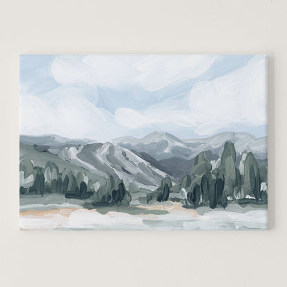 ’Keystone I’ Art Print - Stretched Canvas / 8x10 in / No Frame - Keystone Colorado Ski Wall - Artwork - Landscape