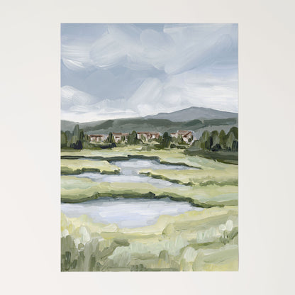 ’Keystone II’ Art Print - Rolled Canvas / 8x10 in / No Frame - Keystone Colorado Wall - abstract - Artwork - buildings