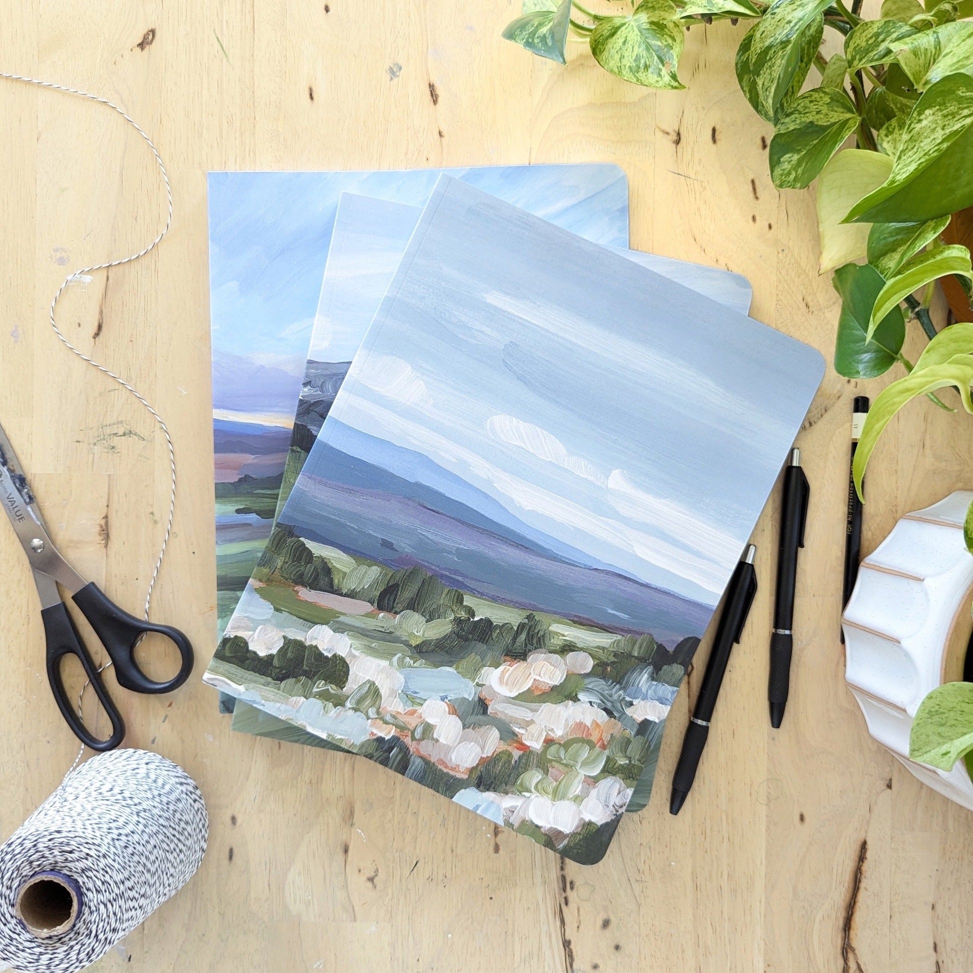 Landscape Notebook - Travel / Journal - Gifts - journal - Mountain - Mountains