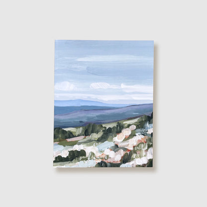 Landscape Notebook - Maggie Valley II / 7x9 Inches / Lined - Travel / Journal - Gifts - journal - Mountain - Mountains