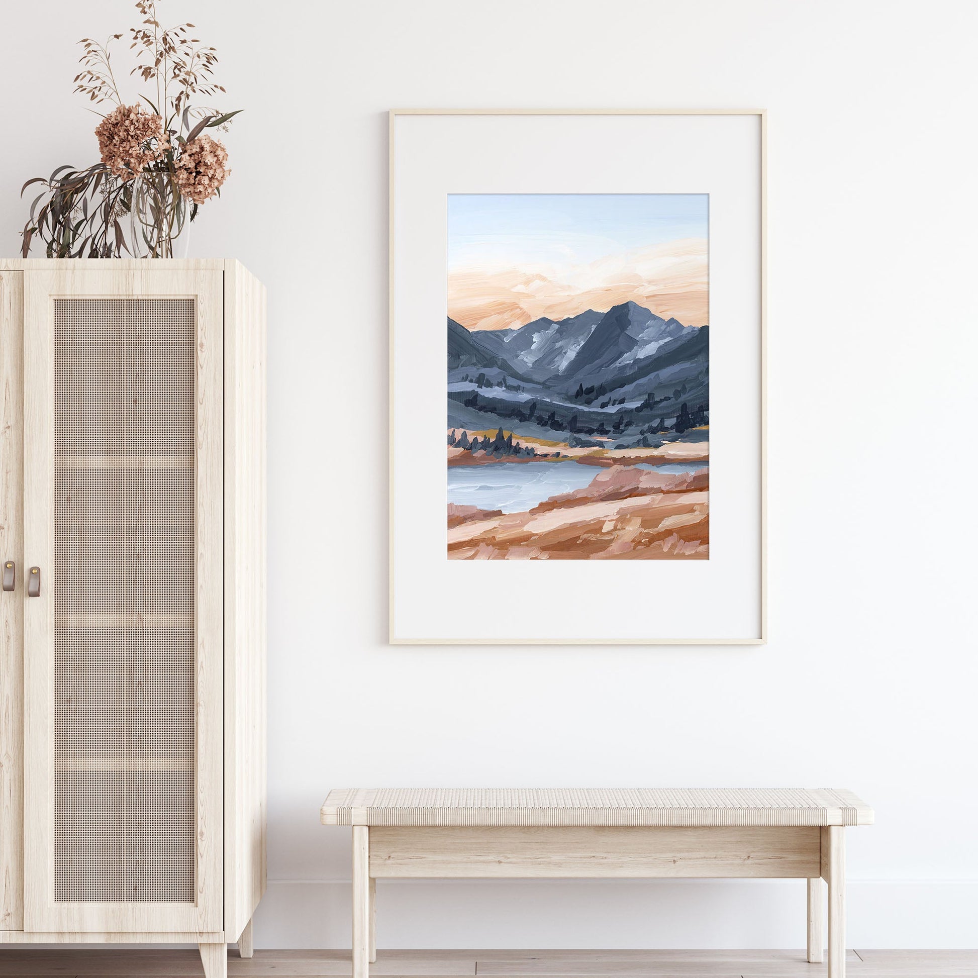 ’Last Light’ Art Print Maroon Bells Aspen Wall Artwork Colorado Fourteener