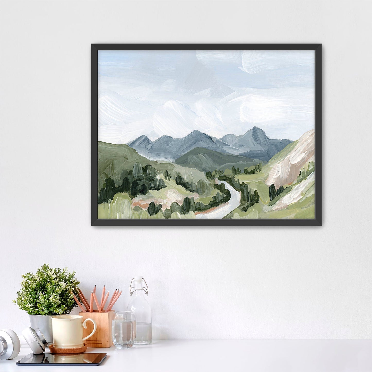 ’Last Six Miles’ Art Print - Paper / 5x7 in / Black Frame - Durango Colorado Wall - Animas River - Artwork