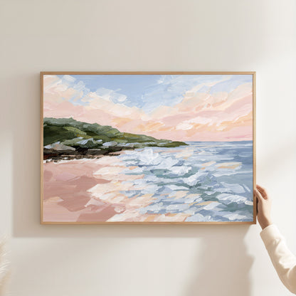 Kunstdruck „Zuhause im Tal“