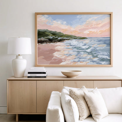 Kunstdruck „Zuhause im Tal“