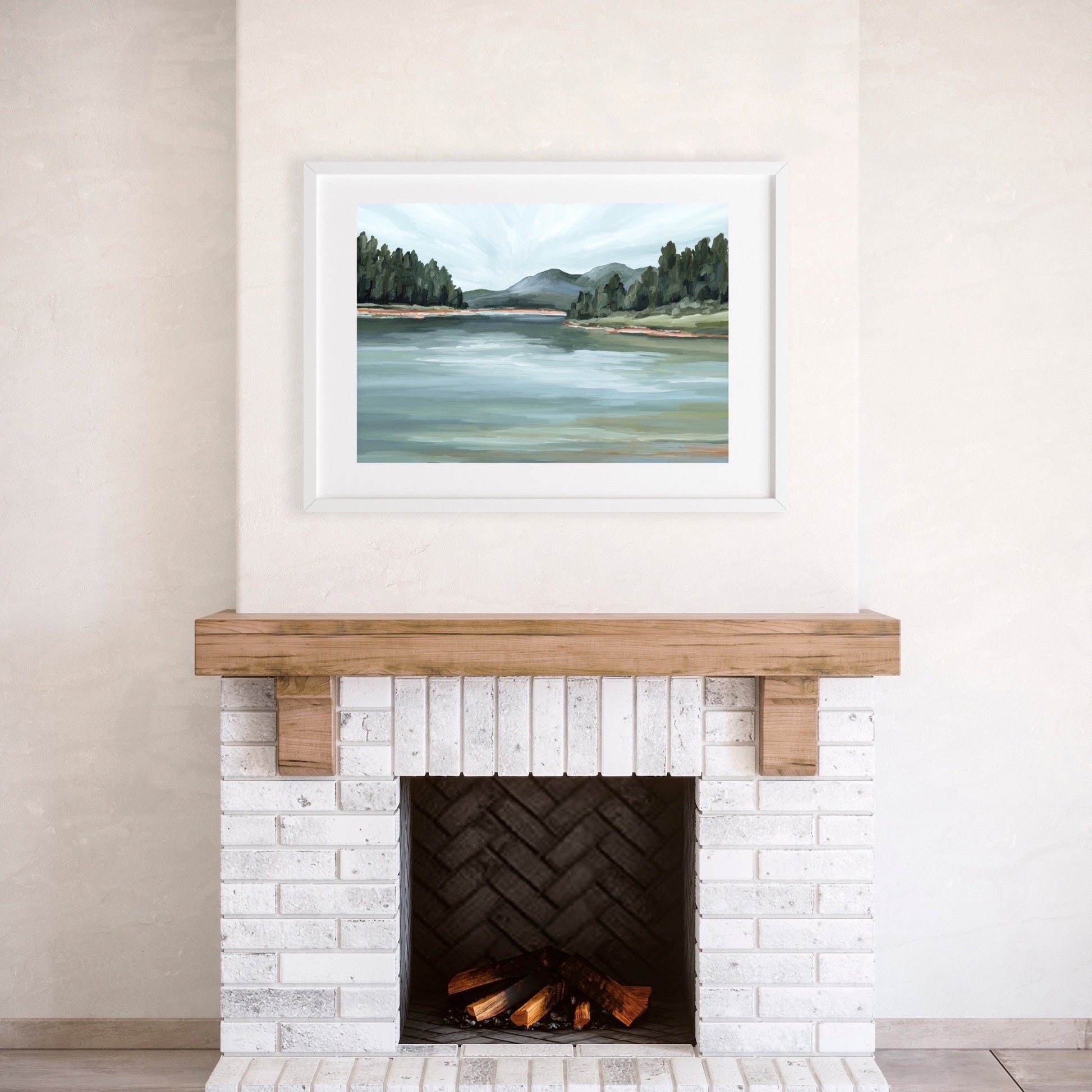 ’Looking for Treasures’ Art Print - Mountain Lake Wall - Colorado - Landscape