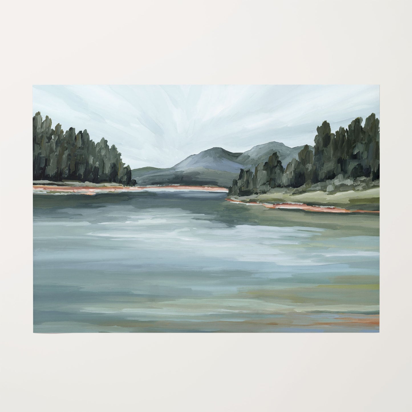 ’Looking for Treasures’ Art Print - Rolled Canvas / 8x10 in / No Frame - Mountain Lake Wall - Colorado - Landscape