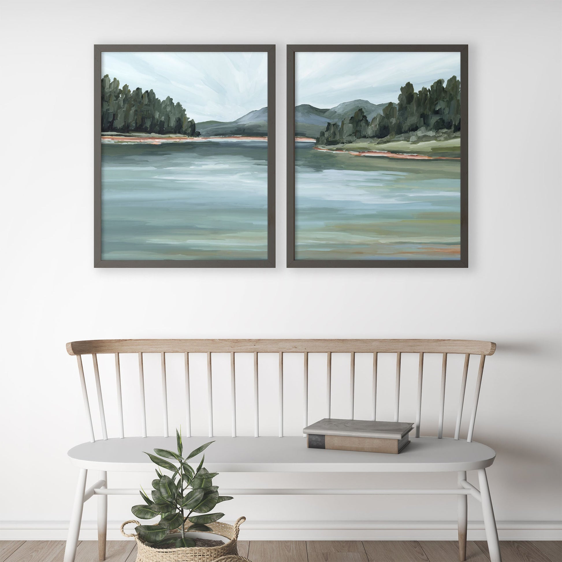 ’Looking for Treasures’ Diptych Art Print || Set of 2 - abstract - Artwork - Colorado