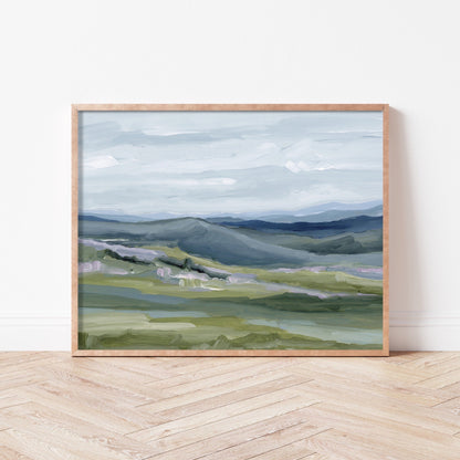 ’Maggie Valley I’ Art Print - Great Smoky Mountain Wall - Artwork - blue ridge - Blue Ridge Mountains - blueridge