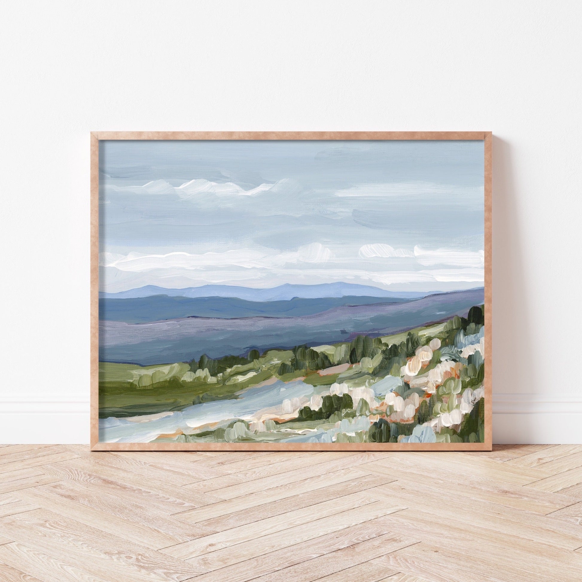 ’Maggie Valley II’ Art Print - Artwork - blue ridge - Blue Ridge Mountains - blueridge