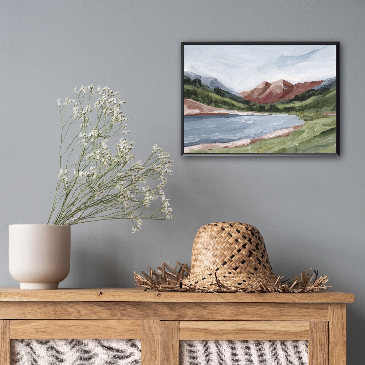 ’Maroon and Blue’ Art Print - Maroon Bells Aspen Wall - Artwork - Colorado - Fourteener