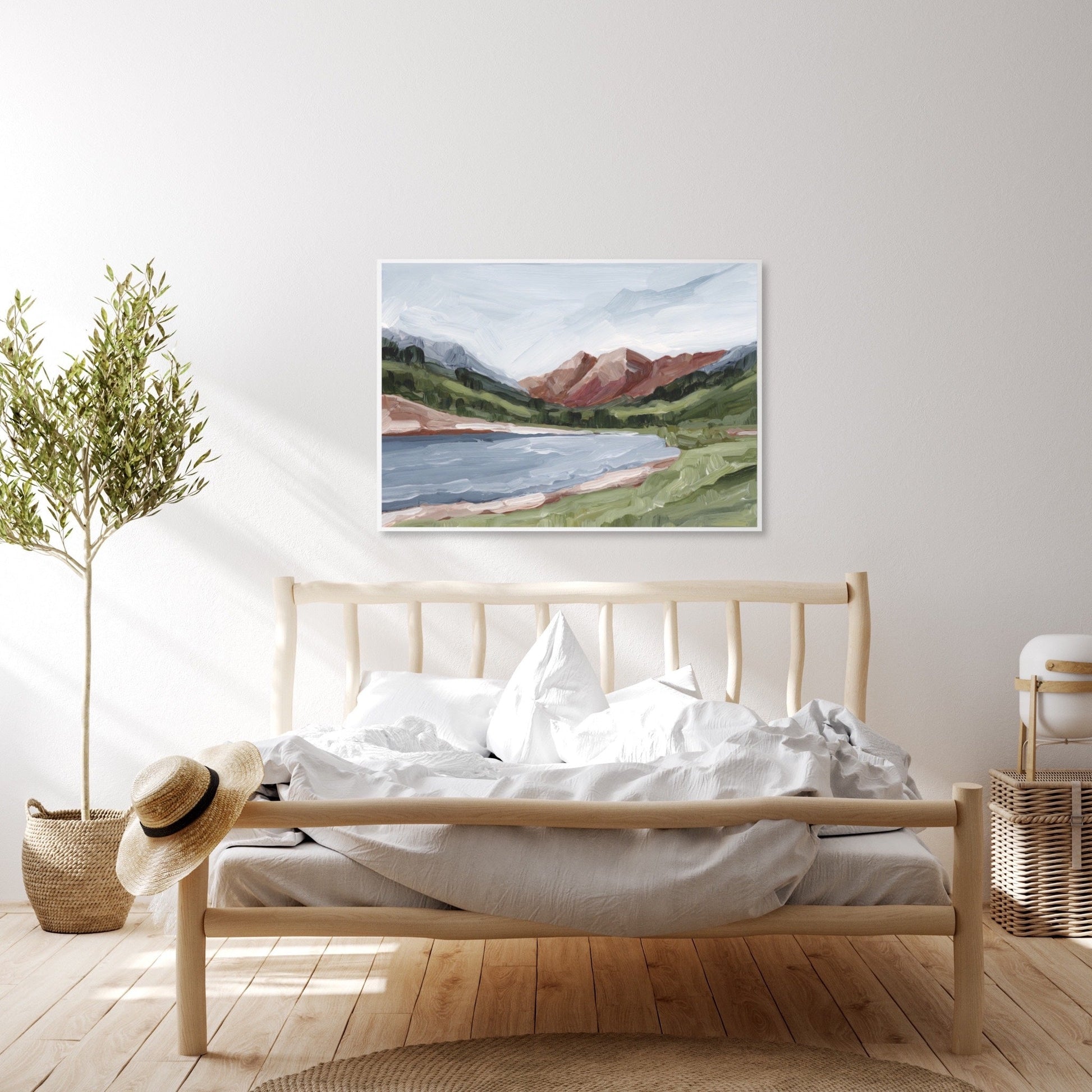 ’Maroon and Blue’ Art Print - Maroon Bells Aspen Wall - Artwork - Colorado - Fourteener