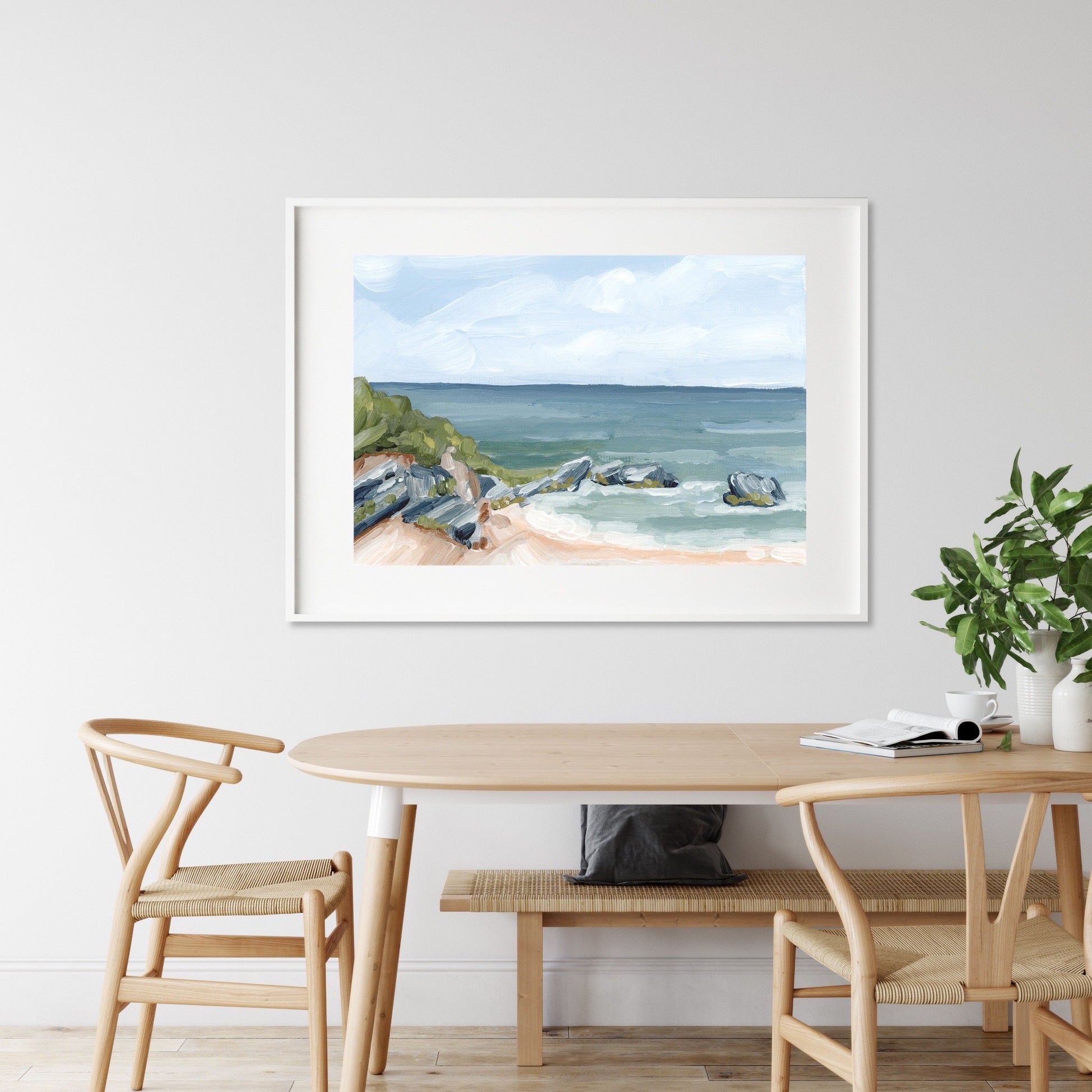 ’Married to the Sea’ Art Print - Bermuda Coastal Beach - Atlantic Ocean - coast