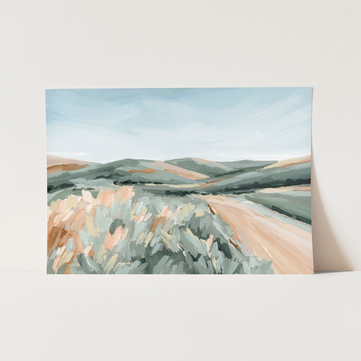 colorado abstract mountain scenery wall art