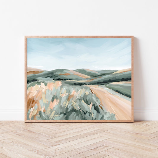 colorado Rocky Mountain landscape art print