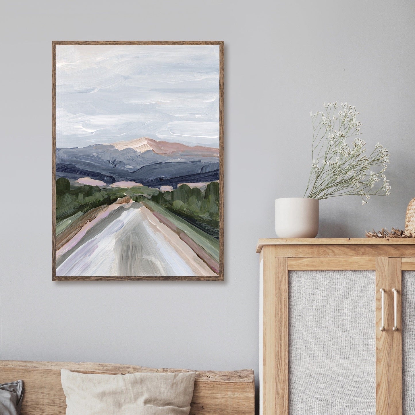 ’Mist on the Mountain’ Art Print - Pikes Peak - Artwork - Colorado - Springs - Landscape