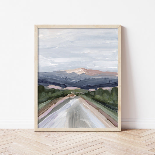 ’Mist on the Mountain’ Art Print - Pikes Peak - Artwork - Colorado - Springs - Landscape