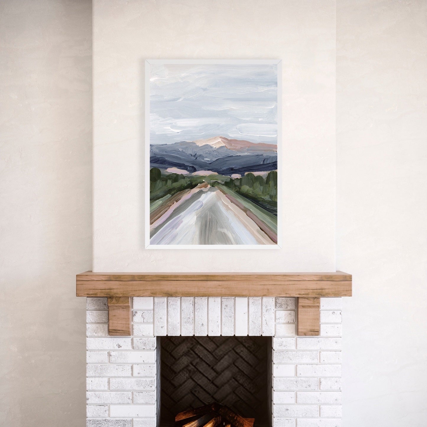 ’Mist on the Mountain’ Art Print - Pikes Peak - Artwork - Colorado - Springs - Landscape