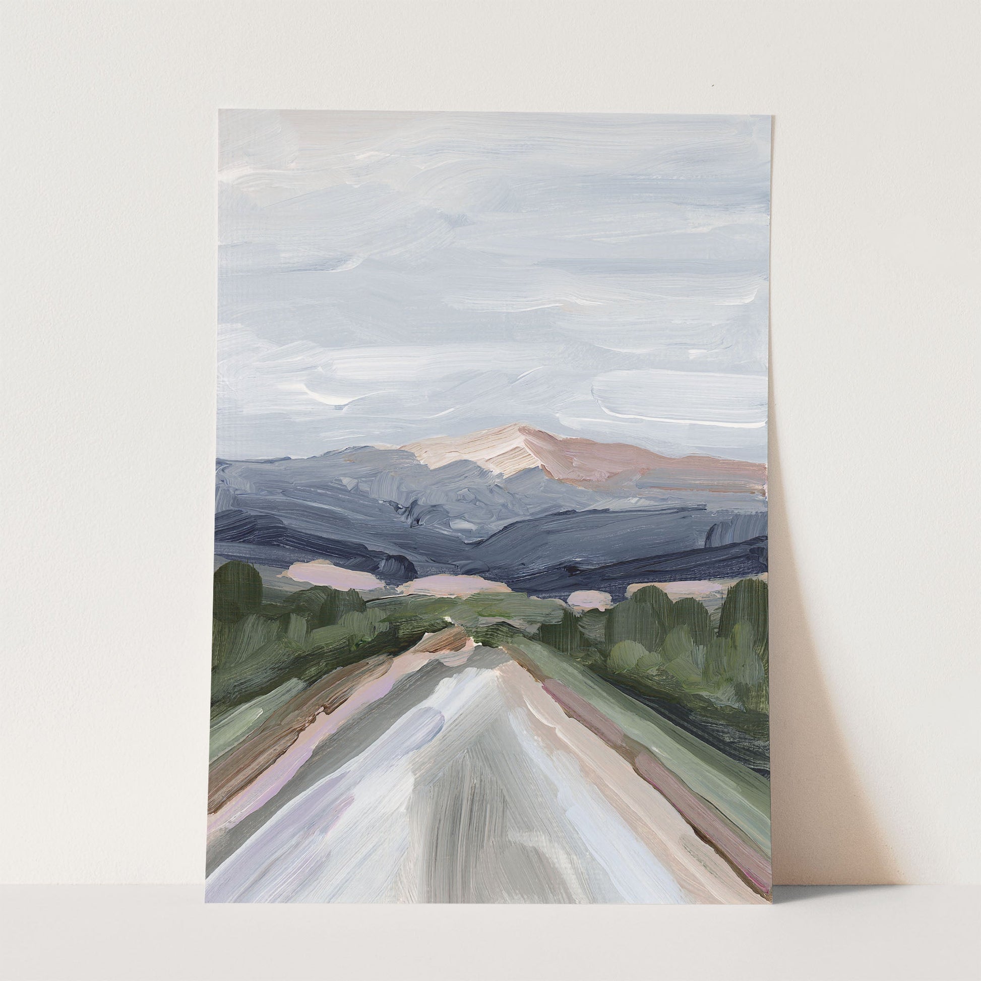 ’Mist on the Mountain’ Art Print - Paper / 5x7 in / No Frame - Pikes Peak - Artwork - Colorado - Springs - Landscape