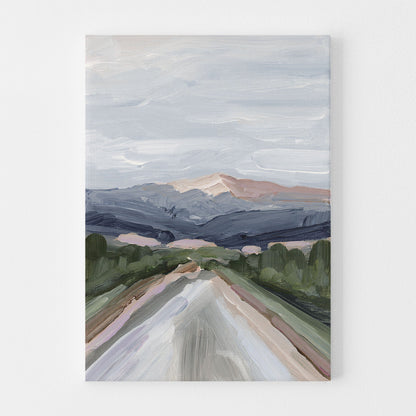 ’Mist on the Mountain’ Art Print - Stretched Canvas / 8x10 in / No Frame - Pikes Peak - Artwork - Colorado - Springs
