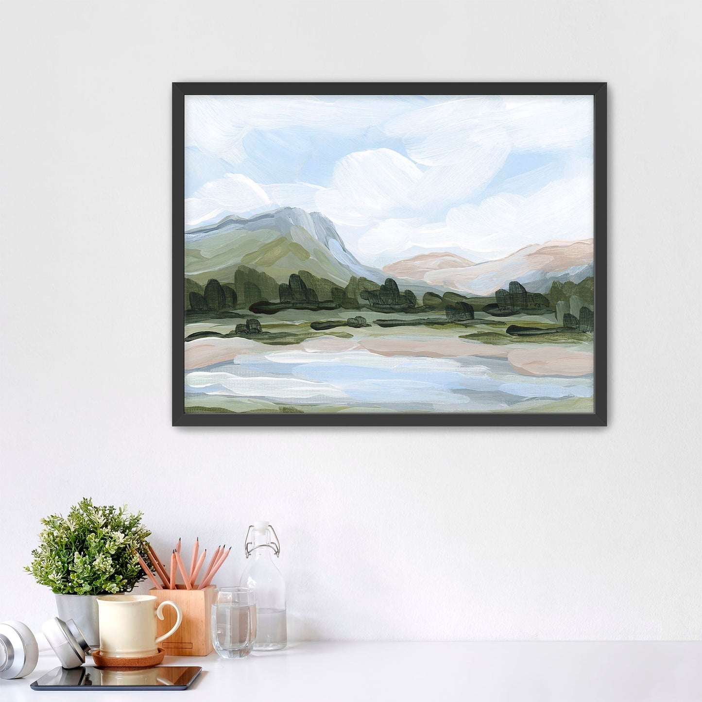 ’Molas Lake’ Art Print - Paper / 5x7 in / Black Frame - Silverton Colorado Wall - Artwork - Lake - Landscape