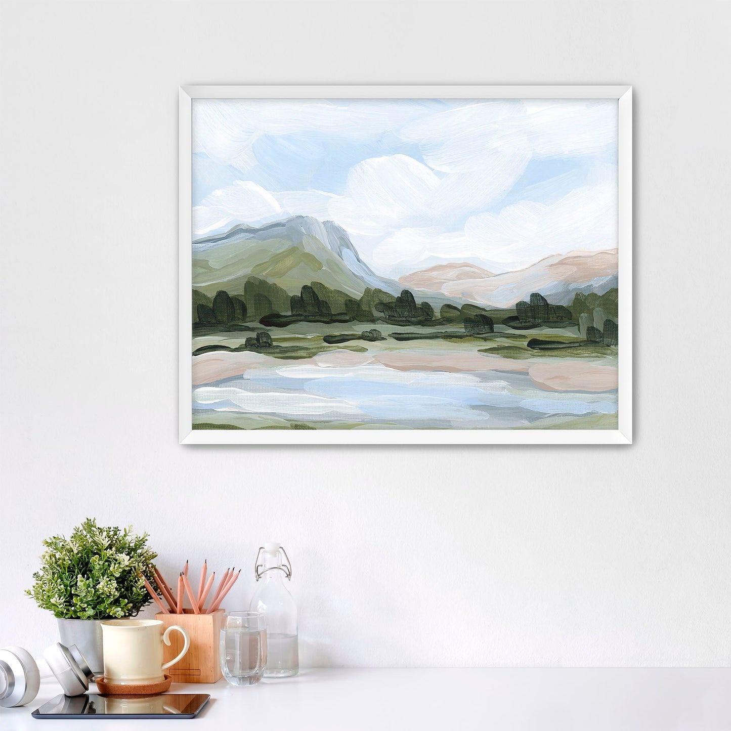 ’Molas Lake’ Art Print - Paper / 5x7 in / White Frame - Silverton Colorado Wall - Artwork - Lake - Landscape