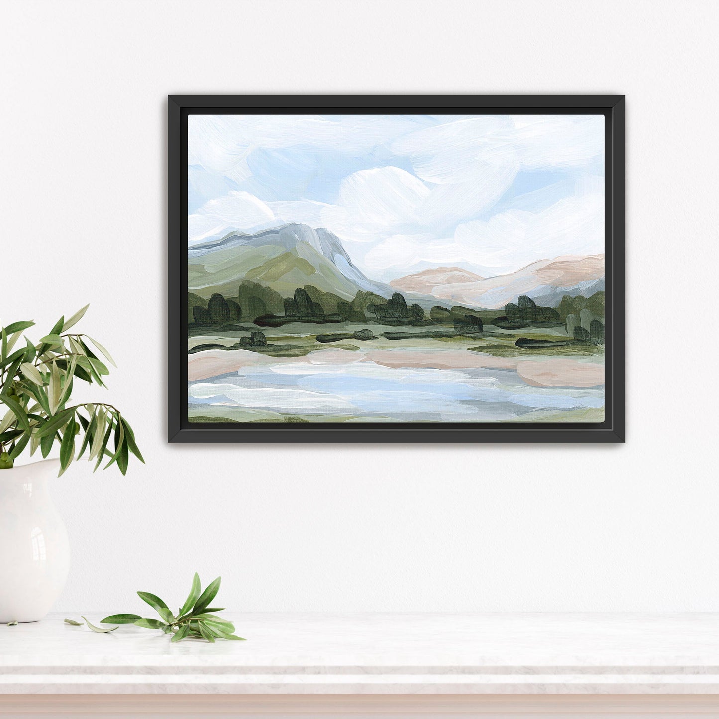 ’Molas Lake’ Art Print - Stretched Canvas / 8x10 in / Black Frame - Silverton Colorado Wall - Artwork - Lake - Landscape