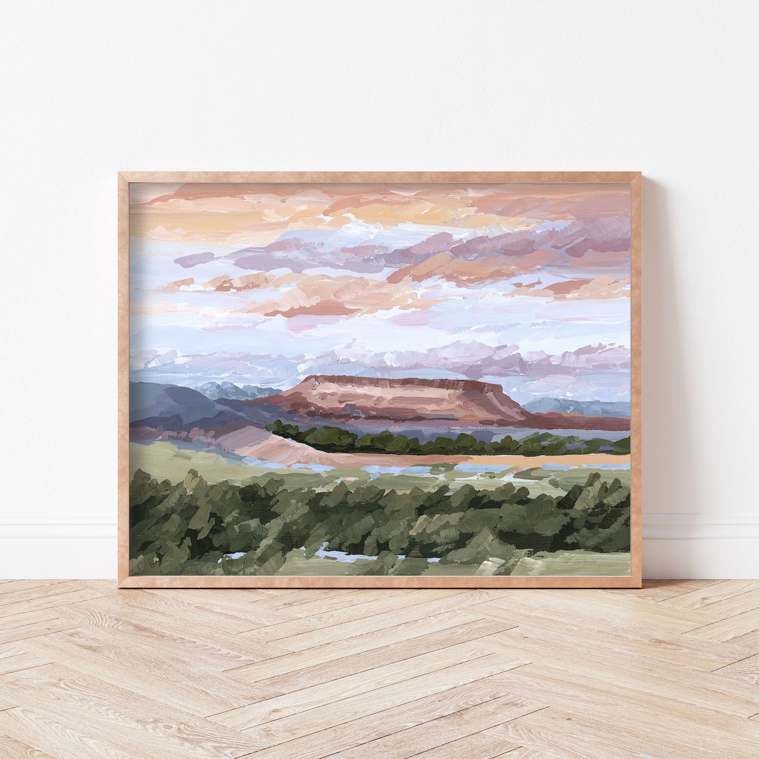 ’Montana Memories’ Art Print - Montana Landscape Wall - abstract - Artwork