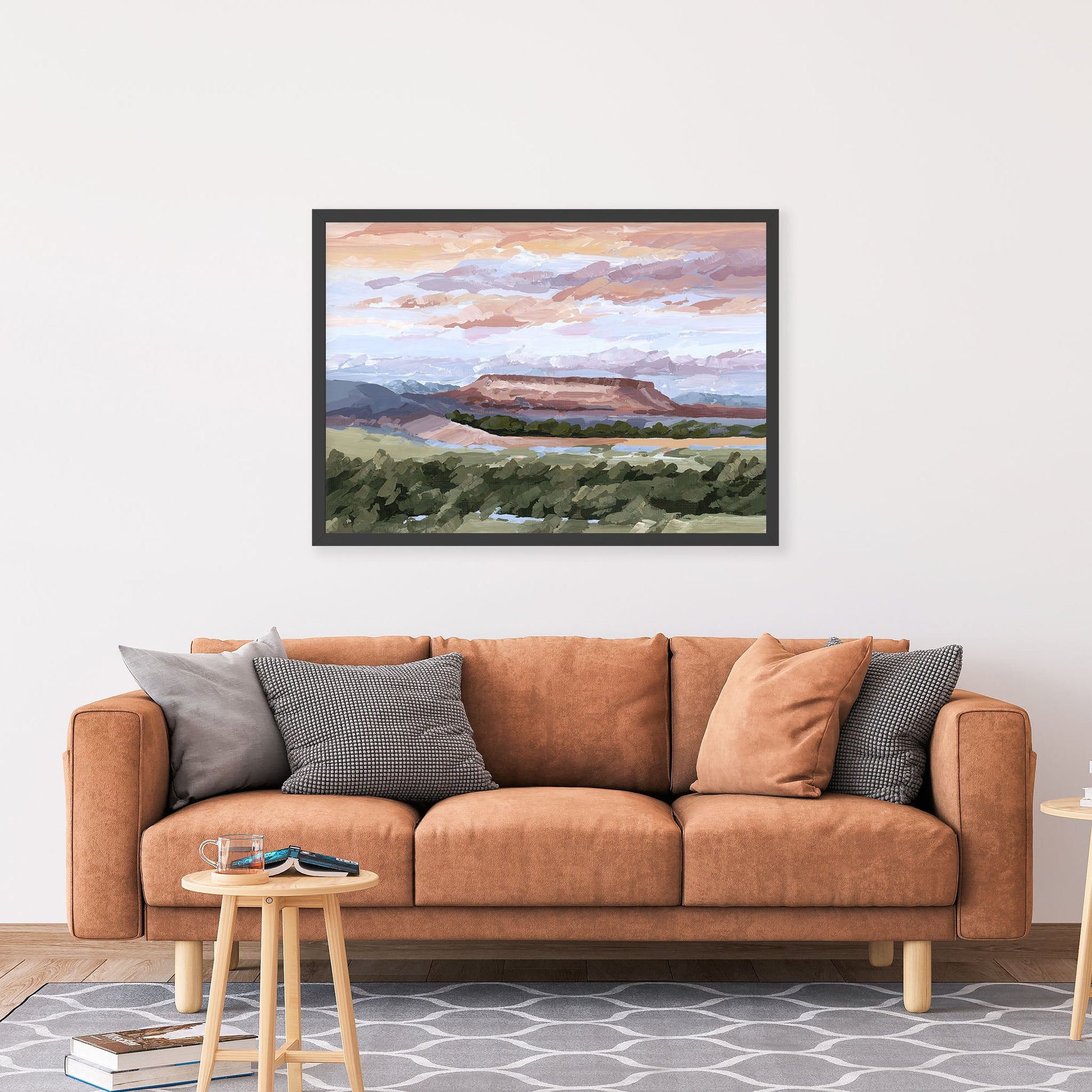 ’Montana Memories’ Art Print - Montana Landscape Wall - abstract - Artwork
