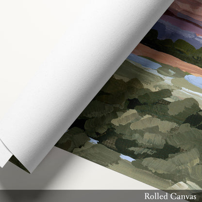 ’Montana Memories’ Art Print - Montana Landscape Wall - abstract - Artwork